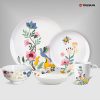 Flowers and plants dinnerware set
