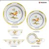 Flowers and plants dinnerware set