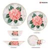 Flowers and plants dinnerware set