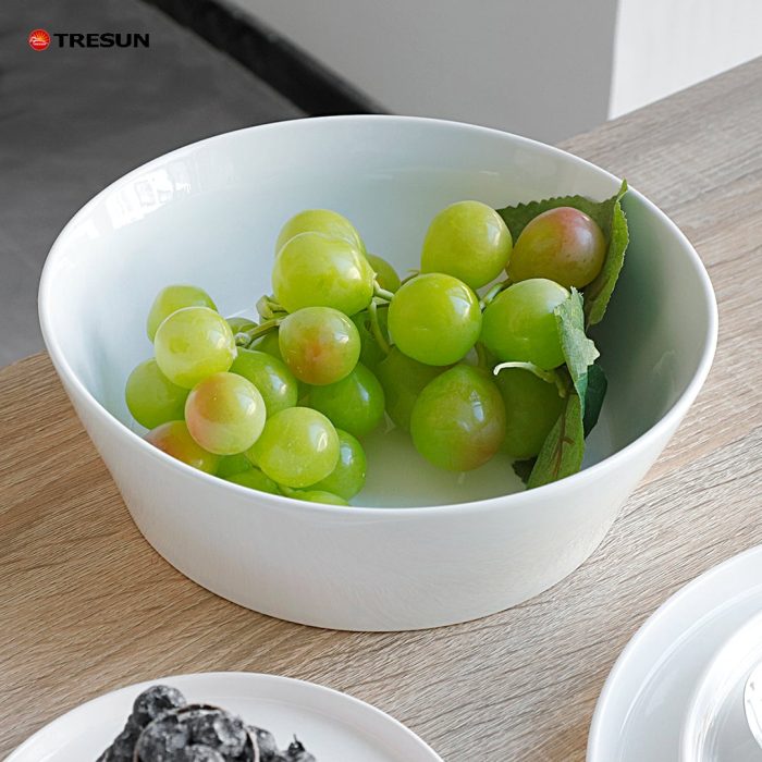 Straight Edge New Bone China Plates & Bowl