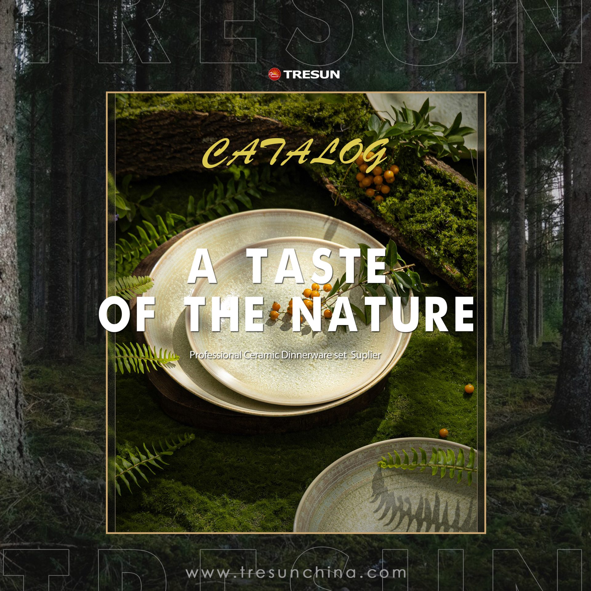 2023 SS Forest's Feast Dinnerware Catalog-Tresun Ceramics